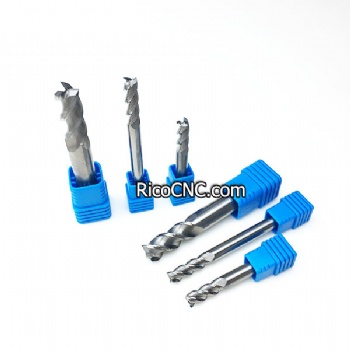 Three Flutes Solid Carbide CNC End Mills for Aluminum Carving