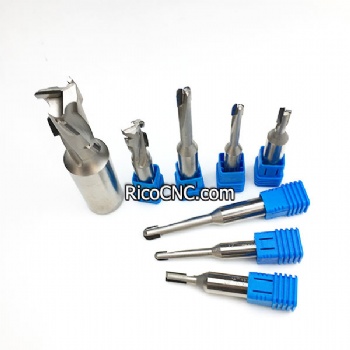 Customize Service for Different Size Diamond Spiral PCD Router Bits Making