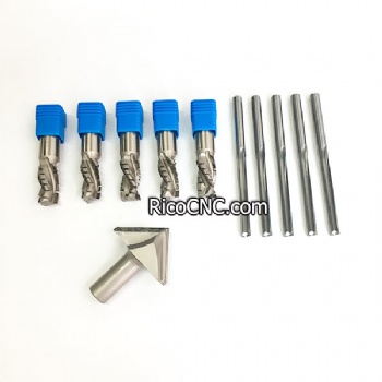 Customize Service for Different Size Diamond Spiral PCD Router Bits Making