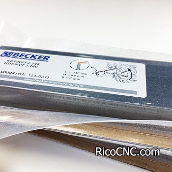 Genuine Becker Carbon Vanes WN124-031 90133400004 for Vacuum Pump