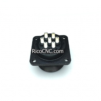 JAE JL04V-2E20-15PE-B-R Conector Circular Estándar Pines Machos Taza de Soldadura