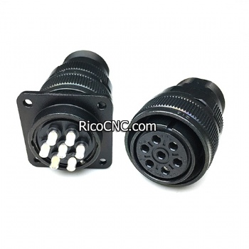 JAE JL04V-2E20-15PE-B-R Conector Circular Estándar Pines Machos Taza de Soldadura