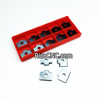 Carbide Radius Inserts 16×14.4×2 R2 For SCM Edge Banding Machine