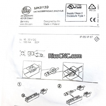 4-008-32-1262 4008321262 Cylinder Switch T-NUT IFM MK5139 0.3M M12 Sensor