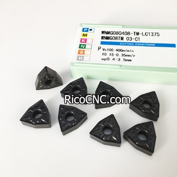 WNMG080408 Replace Toshiba T9115 CNC Lathe Tools Carbide Turning Inserts for Metalworking