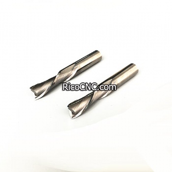 Down-cut 2 Flutes Solid Carbide Spiral Router Bits for Wood Cutting