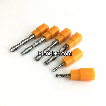 Down-cut 2 Flutes Solid Carbide Spiral Router Bits for Wood Cutting