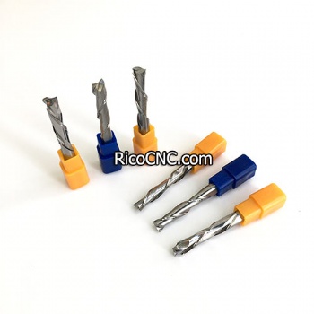 Down-cut 2 Flutes Solid Carbide Spiral Router Bits for Wood Cutting