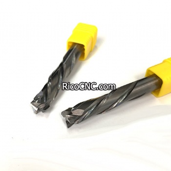 Premium Solid Carbide Triple 3 Flutes Compression Router Bits Up Down Cut Spiral End Mill Bits