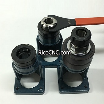 Auto-locking HSK40 Roller Bearing Design Tool Holder Tightening Fixture for HSK40 Tool Holders