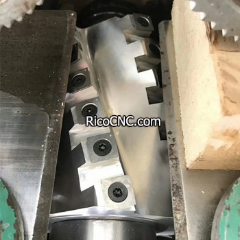 Woodworking Light-Duty Planer Helical Spiral Milling Cutter Head