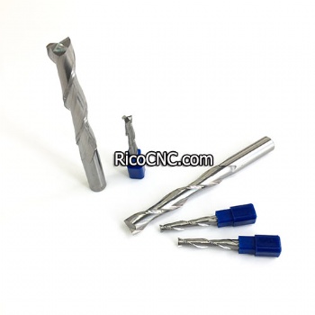 Solid Carbide 2 Flutes Spiral Up Cut Endmill Router Bits for Wood Cutting