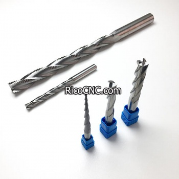 Solid Carbide 2 Flutes Spiral Up Cut Endmill Router Bits for Wood Cutting