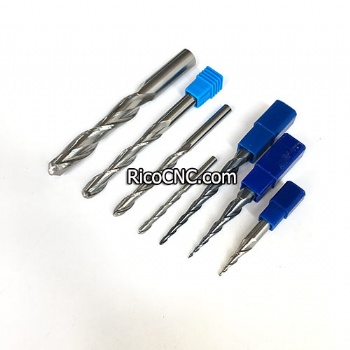 Two Flute Ball Nose Up-Cut Spiral Solid Carbide CNC Router Bit