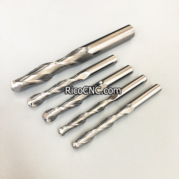 Two Flute Ball Nose Up-Cut Spiral Solid Carbide CNC Router Bit