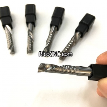 Up Down Cut Single Flute Spiral 1+1 Compression Router Bits