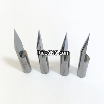 Flat Bottom V Shape Carbide Engraving Bit for Wood CNC Router Carving