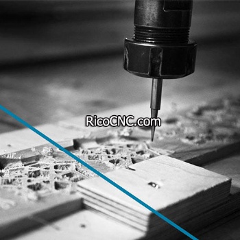 Broca de carburo de fondo plano en forma de V para el tallado de madera en el router CNC