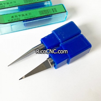 Flat Bottom V Shape Carbide Engraving Bit for Wood CNC Router Carving