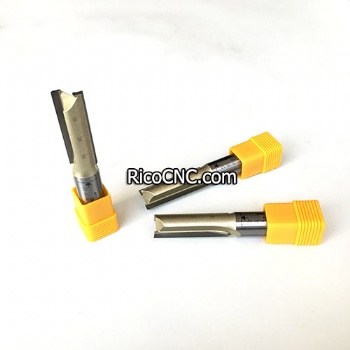 Long CEL Two Straight Flutes End Mill Tungsten Tipped CNC Tool Router for Wood Cutting