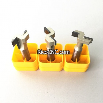 Straight and Bevelled T-Slot T-Track Router Bit T Slotting Cutters