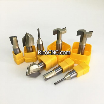 Straight and Bevelled T-Slot T-Track Router Bit T Slotting Cutters