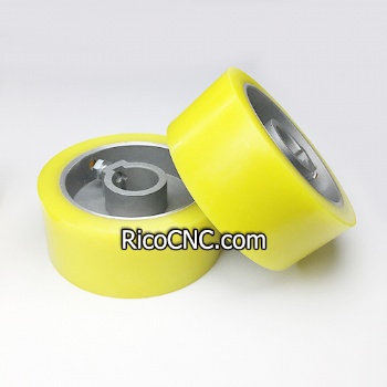 Polyurethane Feed Roller Wheels D=120 B=30 W=50 for Woodworking Planer Moulders