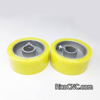 Polyurethane Feed Roller Wheels D=120 B=30 W=50 for Woodworking Planer Moulders