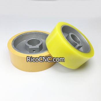 Polyurethane Feed Roller Wheels D=120 B=30 W=50 for Woodworking Planer Moulders