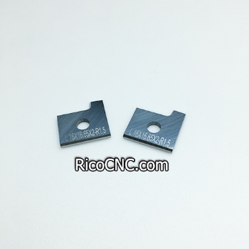 Custom Made Carbide Edge Profile Scraper Inserts Knives for Edgebander