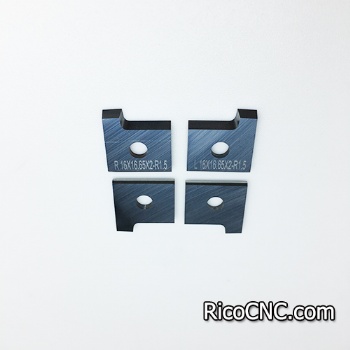 Custom Made Carbide Edge Profile Scraper Inserts Knives for Edgebander