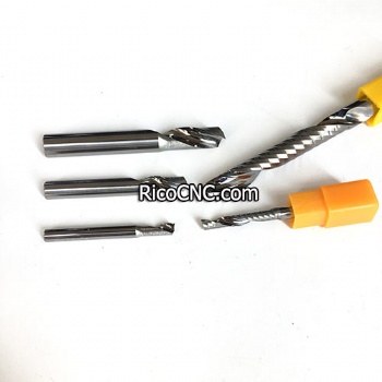 Carbide Single Flute End Mill Tool Bit for Cutting Acrylic and Plastic