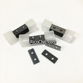 Insertos de carburo CNC de 2 filos 30x12x1,5mm-35 para cepilladoras y cabezales de corte helicoidal