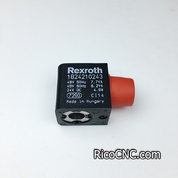 Nuevo BOSCH REXROTH AVENTICS 1824210243 Bobina de válvula solenoide 24V-DC 48V-AC