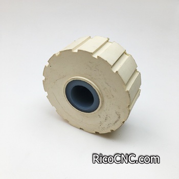 Rubber Pressure Rollers 62x16x24 Straight Gear Wheels for Cehisa Edgebander