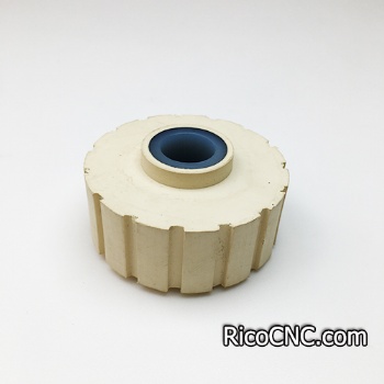 Rubber Pressure Rollers 62x16x24 Straight Gear Wheels for Cehisa Edgebander