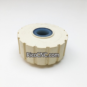 Rubber Pressure Rollers 62x16x24 Straight Gear Wheels for Cehisa Edgebander