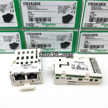 Schneider Electric VW3A3608 CANopen Daisy Chain 2x RJ45 Communication Module