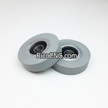 Rubberized Pressure Rollers 64.5x12x16mm For EBM KDP16 Edgebander