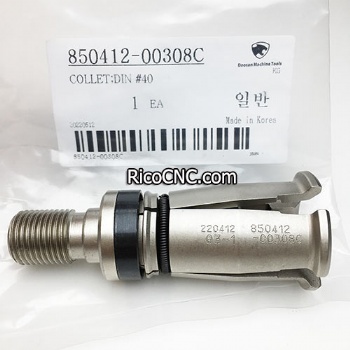 Collet Assembly Doosan DIN 40 Taper 850412-00308C for Claw CMV HC MYNX NM VC Series Machine tools