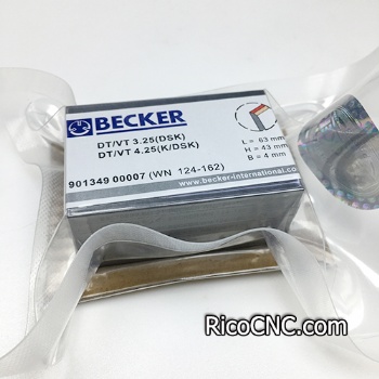 Original Becker 90134900007 WN124-162 Carbon Vanes for Becker and VST EVE-TR-25 Pump