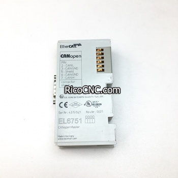 Beckhoff EtherCAT Terminal EL6751 con Terminal Master Slave para CANopen