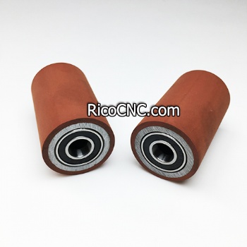 Rubber Feed Roller 33x10x55mm with Bearing for Woodworking Edgebanding Machine