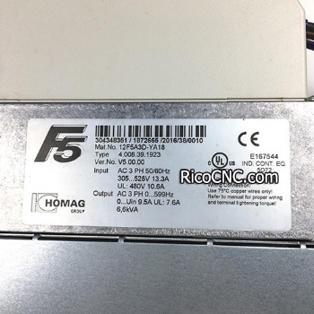 4-008-39-1923 Homag KEB F5 Inverter 12F5A3D-YA18 for HOLZMA Panel Saw HPL330 180