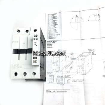 HOMAG 4008200466 Contactor 4-008-20-0466 EATON DILMC40 (RDC24) Contactor de potencia para motores