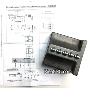 EUCHNER SN05R12-502-M 082158 Finales de carrera mecánicos múltiples