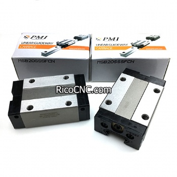 PMI Bearing MSB20 Linear Guide Slide Block MSB20SSSFCN