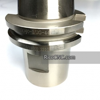 ISO40 Toolholder G1/2 Gas Drill Point Holder for Stoneworking CNC