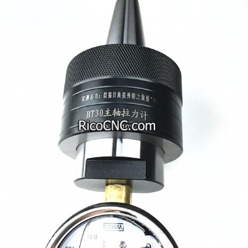 Medidor de fuerza de husillo BT30 Medidor de tensión de husillo para máquina CNC