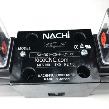 NACHI SA-G01-C5-R-C1-30 Solenoid Valve Wet Type Directional Control Valve SAG01C5RC130